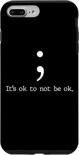 Vista 12 de Mental Health Awareness Shirts Semicolon Quote Gift Case for iPhone 17
