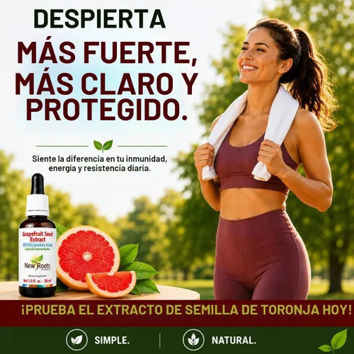 Vista 10 de NEW ROOTS HERBAL Extracto de semilla de pomelo en gotas de 1.0 fl oz (1 onza líquida) + vitamina C Extracto de semilla de pomelo súper concentrado