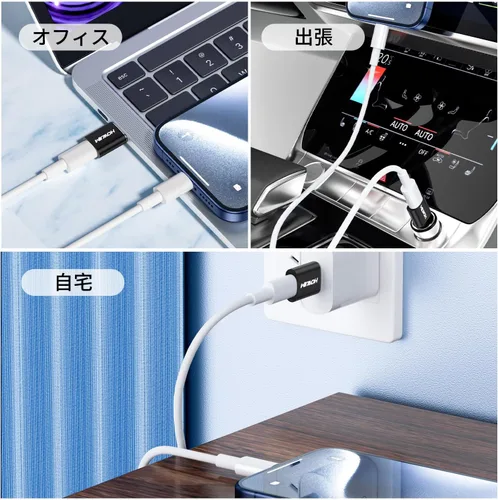 Vista 7 de Paquete de 2 adaptadores USB a USB C, PD/QC de carga rápida de transferencia de datos de 5 Gbps, adaptador OTG tipo C hembra a USB 3.0 macho