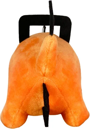 Vista 3 de Great Eastern Entertainment Chainsaw Man - Pochita Sonrisa Sentada de Peluche 10 cm de alto