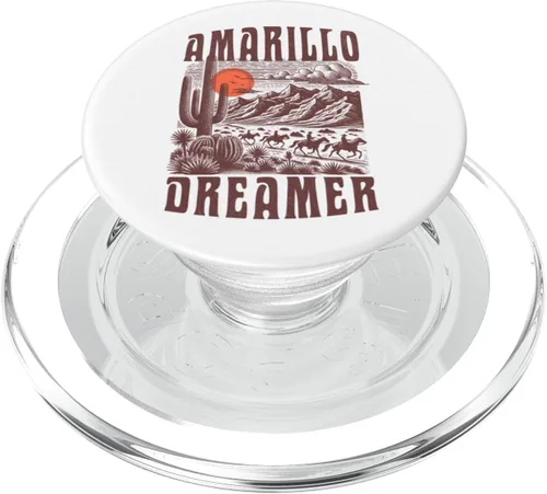 Vista 7 de Texas Cattle Town And Hometown Patriotic Cowboy Amarillo PopSockets Adhesive PopGrip