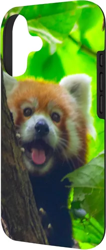Vista 2 de Cute Funny Red Panda Smiling Tree Animal Nature Lover Gift Case for iPhone 17