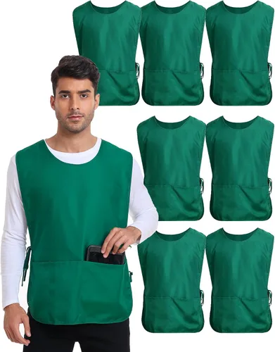 Vista 10 de Xeoxarel Delantal de zapatero unisex con chaleco de 3 bolsillos