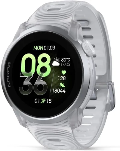 Vista 8 de COROS Reloj GPS deportivo ultraligero PACE 4 (silicona de cristal negro)