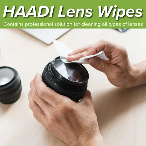 Vista 4 de Toallitas limpiadoras de lentes para anteojos, 200 unidades, envueltas individualmente, multiusos, prehumedecidas para lentes de anteojos, cámaras