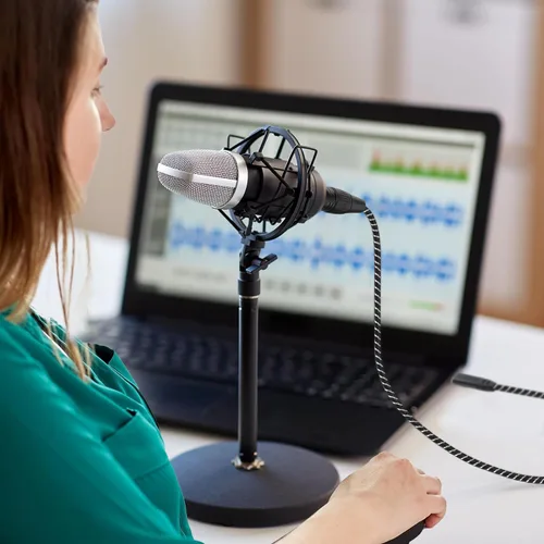 Vista 3 de XLR a USB C de 6.6 pies, cable de audio de grabación profesional XLR hembra a USB tipo C, para micrófonos a teléfono móvil/portátil/tableta