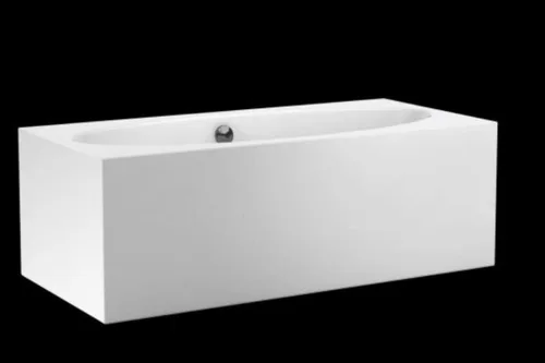 Vista 6 de Carver Tubs - Aphrodite 67 "- Bañera independiente moderna con masaje de aire calentado con chorro - Forma rectangular ovalada característica amplia