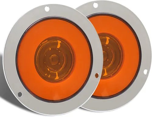 Vista 8 de Kit de luces LED para remolque, kit de luces LED redondas para remolque, luces traseras LED redondas, luces traseras de freno para remolque, camión