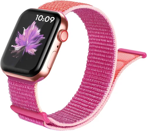Vista 14 de Paquete de 15 correas deportivas de nailon compatibles con Apple Watch Band de 1.614 in 1.575 in 1.496 in 1.929 in 1.772 in 1.732 in 1.654 in