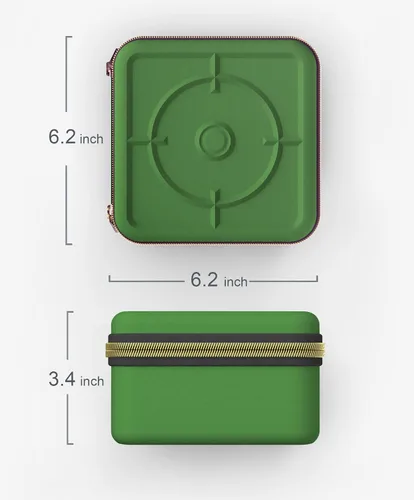 Vista 2 de SHBC Estuche para cartuchos de CO2 de 0.42 oz, soporte organizador de viaje silencioso, almacenamiento seguro para cartuchos de CO2/N2O de 0.42 oz