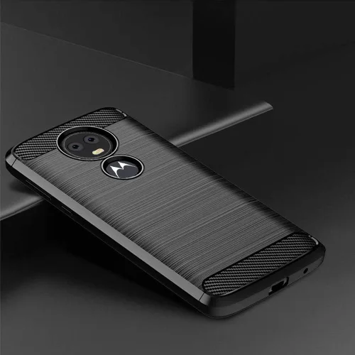 Vista 3 de Funda de teléfono para Moto E5 Plus E 5 Supra con protector de pantalla de vidrio templado, accesorios para celda, delgada, goma de silicona TPU