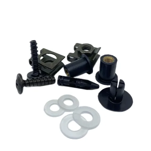 Vista 4 de 210PCS Perno de carenado de motocicleta Tornillos de aluminio M5 M6 Negro