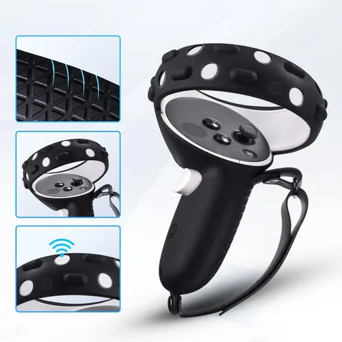 Vista 3 de Silicone Cover AccessoriesHeadset Silicone Face CoverShell CoverTouch Controller Grip CoverProtective Lens CoverDisposable Eye Cover