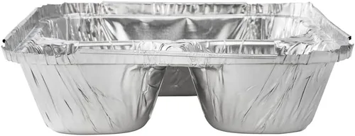Vista 14 de Restaurantware Foil Lux - Recipientes de aluminio para alimentos de 23 onzas, 100 bandejas rectangulares de aluminio, tapas se venden por separado