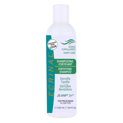 Vista 8 de Ecrinal Champú fortificante sin sulfato con ANP2+ para cabello fuerte y brillante – Restaura el volumen, la flexibilidad y la resistencia al cabello
