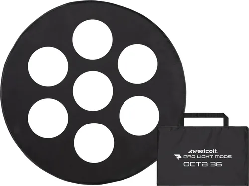 Vista 5 de Westcott Pro Light Mods - Accesorio rápido de softbox simulando luces de estadio, accesorio de iluminación de escenario, iluminación de moda