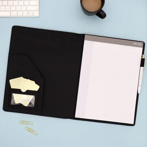Vista 3 de Blue Sky Padfolio profesional: Cartera completa y organizador de documentos eficiente, accesorio de negocios ideal para profesionales modernos, 9.5