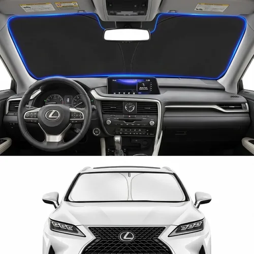 Vista 76 de Parasol para parabrisas para BMW X1 E84 2016-2024 2025, accesorios – Cubierta de parasol para parabrisas de ventana delantera, ajuste personalizado