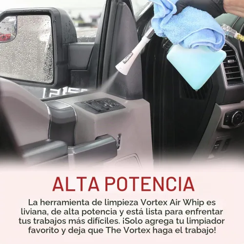Vista 4 de HI-TECH - Pistola de aire Vortex, limpia rápidamente la suciedad y el polvo de las superficies, funciona con compresor de aire (Vortex I)