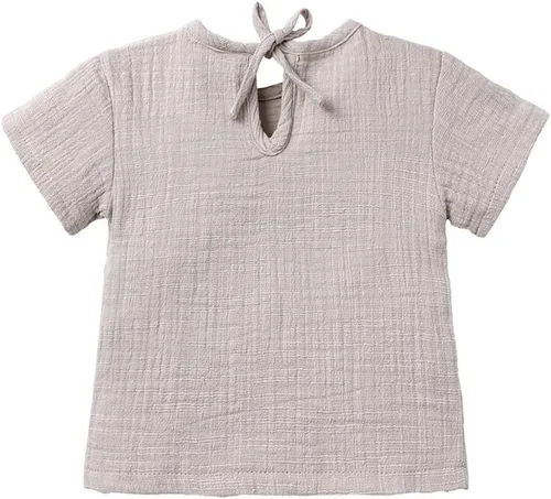 Vista 2 de MYGBCPJS Conjunto de 2 piezas de camiseta + pantalones cortos de algodón de manga corta para bebés niños y niñas