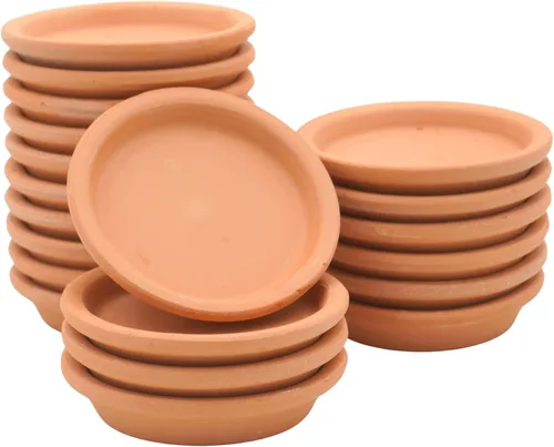 Vista 12 de Mini macetas de terracota – Macetas pequeñas de arcilla para suculentas, cactus, manualidades de bricolaje, jardín de hadas, proyectos escolares