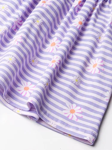 Vista 3 de JoJo Siwa Paquete de 2 vestidos de algodón para niñas pequeñas paquete múltiple