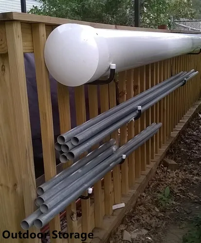 Vista 7 de Gancho de almacenamiento de garaje, colgador de utilidad resistente de montaje en pared de 6.3 pulgadas