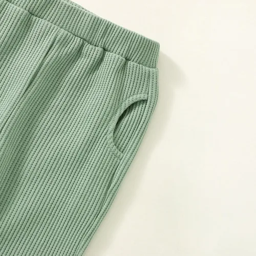 Vista 6 de Conjunto de ropa de bebé niña para otoño e invierno, conjunto de sudadera de manga larga y pantalones con diadema