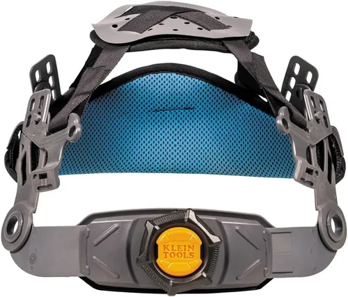 Vista 10 de Klein Tools 60626 - Casco duro, ala completa ventilada con diseño KARBN premium, casco duro tipo 1 clase C, suspensión de trinquete de 4 puntos
