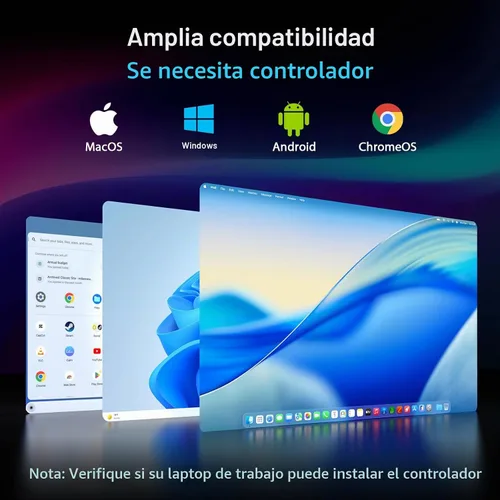 Vista 2 de KYY Extensor de pantalla para computadora portátil, aleación de monitor Negro