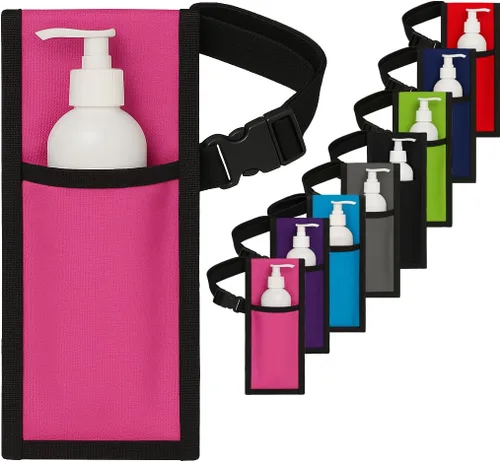 Vista 11 de Royal Massage Funda para botella de aceite con correa ajustable, cintura o bolsa de hombro manos libres para terapeutas, se adapta a la mayoría