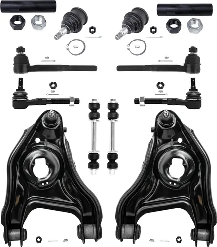 Vista 19 de Detroit Axle - Kit de extremo de 12 piezas para Ford Explorer Mercury Mountaineer 1998-2001 1999 2000, 2 brazos de control delanteros superiores