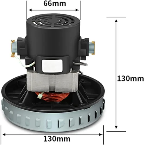 Vista 2 de Motor de aspiradora universal de 220 V 1200 W, 5.118 in de diámetro, compatible con Karcher, compatible con Philips, compatible con Midea Rowenta
