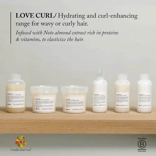 Vista 6 de Davines LOVE - Acondicionador de rizos con suero de construcción de rizos y champú para rizos
