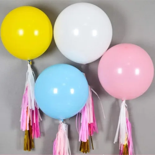 Vista 6 de Globo gigante de 18 pulgadas, fabricado con látex, para cumpleaños, sesiones de fotos, fiestas de carnaval, etc, 18 pulgadas, Variados