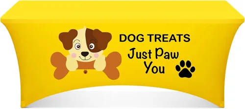 Vista 21 de Oudain Mantel elástico de 6 pies para perros calientes de elastano, mantel rectangular para perros calientes, decoración de fiesta para salchichas