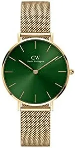 Vista 7 de Daniel Wellington Petite Evergold - Reloj de malla dorada, Petite Evergold