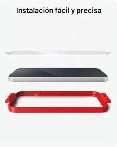 Vista 5 de ZAGG Glass+ - Protector de pantalla para Samsung Galaxy Z Flip7 (solo pantalla frontal), 3 veces más fuerte, resistente a los arañazos, resistente a