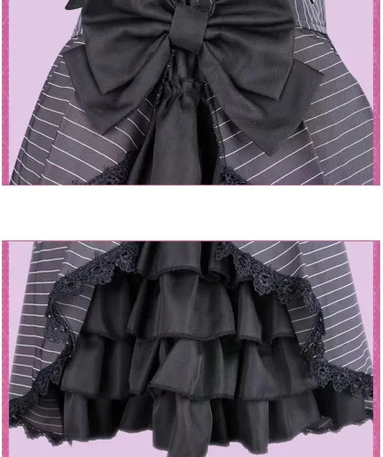 Vista 5 de Akiyama Mizuki - Traje de uniforme de anime para mujer, disfraz de Halloween y cosplay