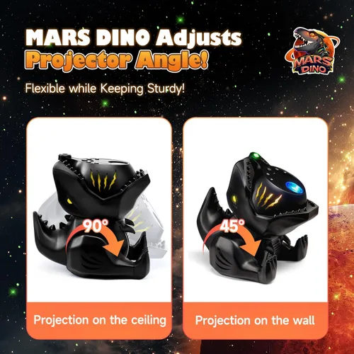 Vista 5 de Máquina de Sonido Nocturno para Bebés Proyector de Luz Nocturna de Dinosaurio, 22 Máquina de Ruido Blanco para Bebés con Altavoz Bluetooth 5.3