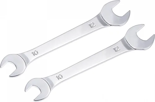 Vista 20 de uxcell Llave fina de extremo abierto, espejo métrico de 0.236 in x 0.276 in, acero de alto carbono, para mantenimiento doméstico y reparaciones