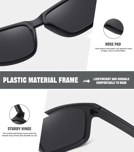 Vista 5 de MEETSUN Polarized Sunglasses for Men Women Classic Sports Fishing Driving Sun Glasses UV400 Protection
