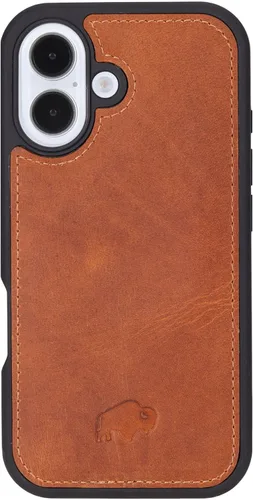 Vista 50 de BLACKBROOK York - Funda de piel de grano completo para iPhone 15 (6.1 pulgadas), color negro, iPhone 15