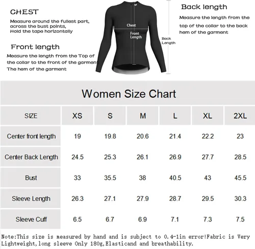 Vista 6 de Wulibike Cycling Jersey Women Long Sleeve,Bike Shirts for Women Biking Tops Breathable Cycle Jerseys with 4 Pockets