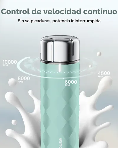Vista 3 de Maestri House LunaFro 2.0 Espumador de leche recargable, control