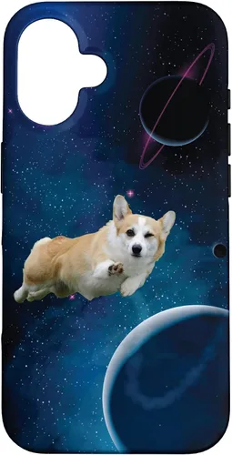 Vista 32 de Funny Kids Space Corgi Mom Pembroke Welsh Corgi Dog Lover Case for iPhone 17