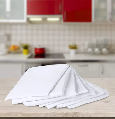 Vista 4 de SIMPLI-MAGIC 79374C - Toallas de cocina con saco de harina, color blanco (paquete de 24, 336 unidades en total)