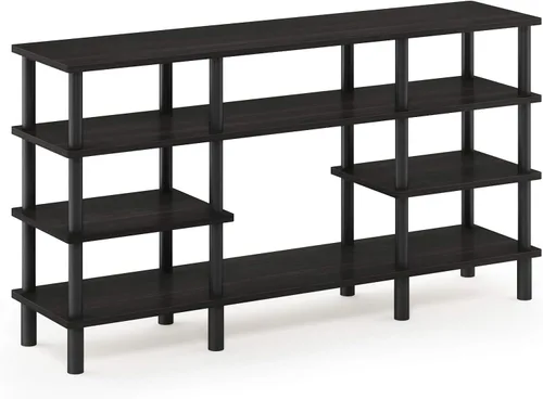 Vista 87 de Furinno 11191BK THE Centro de Entretenimiento Soporte para TV, Negro