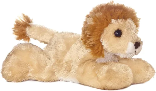 Vista 8 de Aurora® Adorable Mini Flopsie™ Mei Mei™ Animal de peluche, facilidad juguetona, compañeros atemporales, color blanco, 8 pulgadas