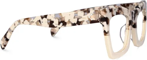 Vista 5 de VOOGLAM Elegantes gafas rectangulares con bloqueo de luz azul para mujer, antifatiga ocular, ojos secos, gafas Sienna